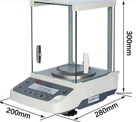 Precyzyjna waga analityczna laboratoryjna 220g 0,0001g Waga elektroniczna Cyfrowa skala 0,1mg