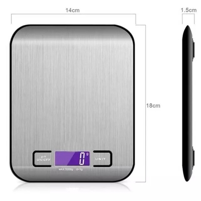5Kg 5000G 11Lb Elektroniczna waga kuchenna Cyfrowa waga żywności